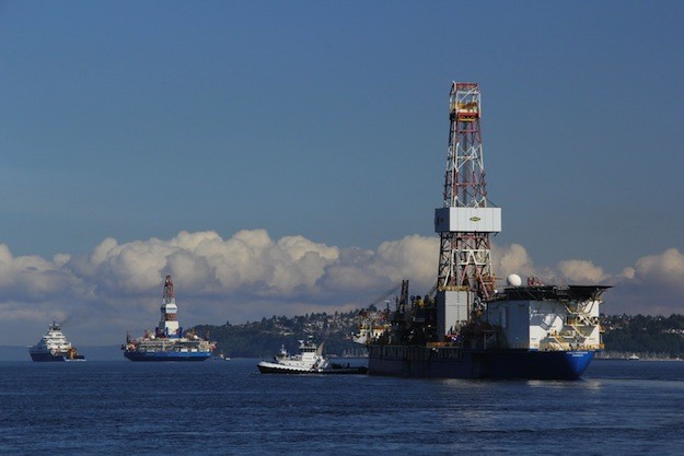 Shell's arctic rigs