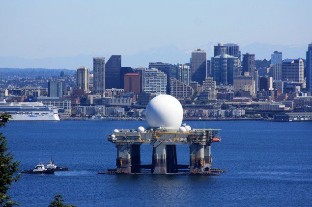 The Sea-Based X-Band Radar-1 (SBX-1) is a floating, self-propelled, mobile radar station operating as part of the U.S. Defense Department Ballistic Missile Defense System.