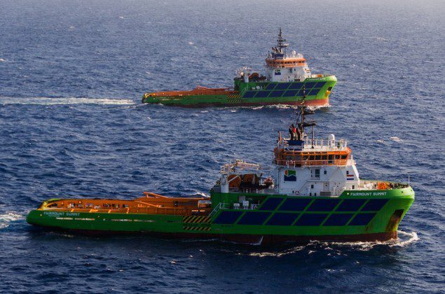 Fairmount's 205 ton bollard pull tug, Fairmount Summit and Fairmount Alpine. Photo credit: Fairmount Marine
