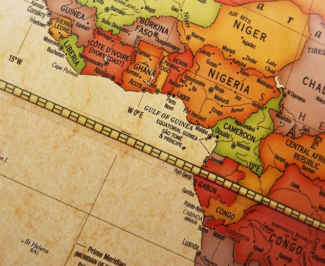 west africa gulf of guinea map